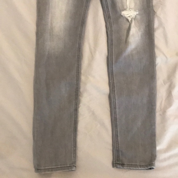 Express high rise legging/jean in gray wash 0R - Picture 4 of 5